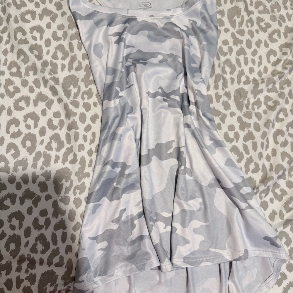 Gray Camouflage Tank Top